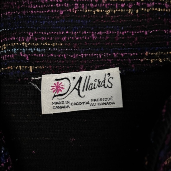 Vintage D’Allaird’s Lightweight Crop Open Front Blazer, M? - Picture 7 of 8
